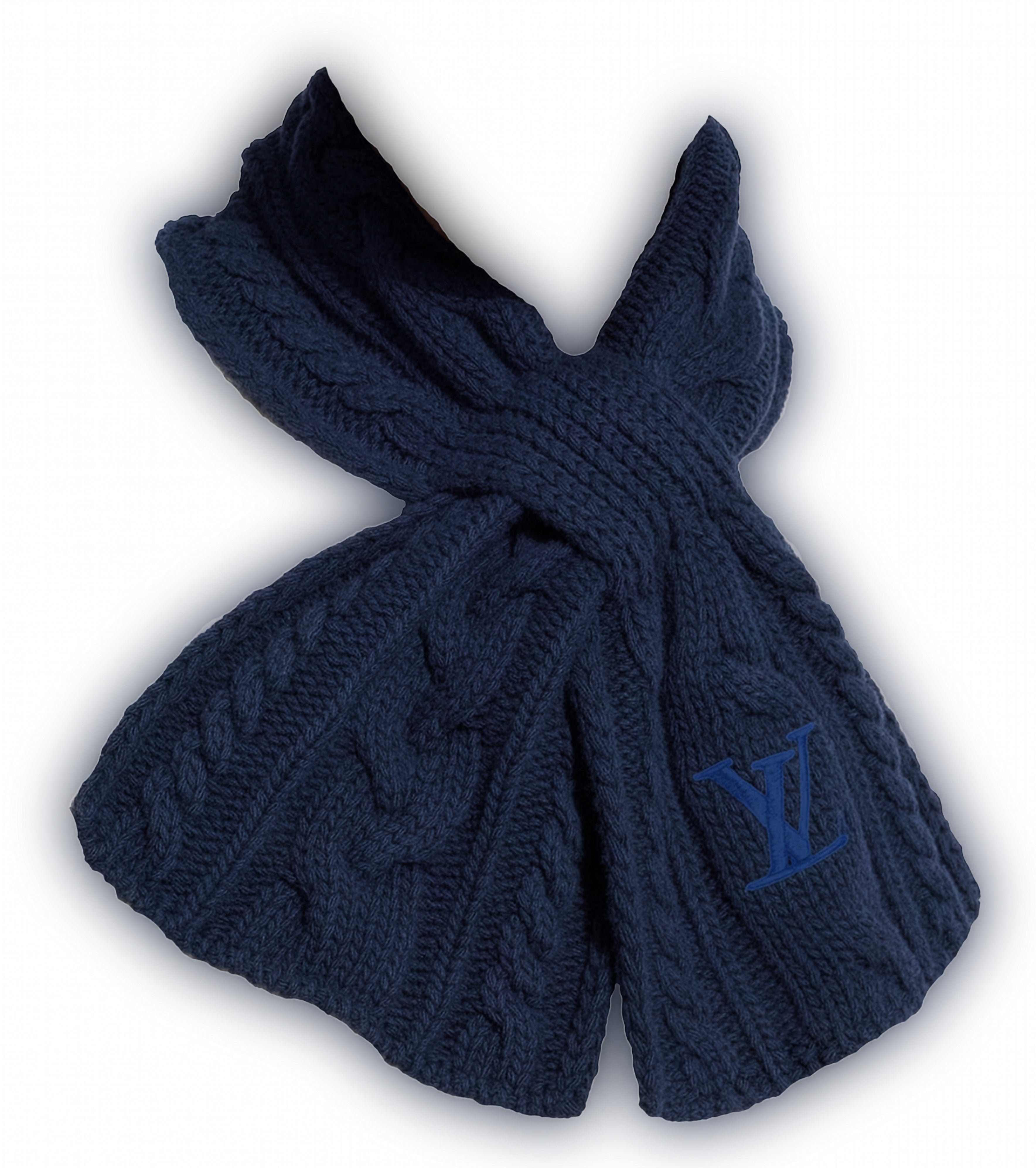 Louis Vitton Men's Mini Cable Scarf (multiple colors)