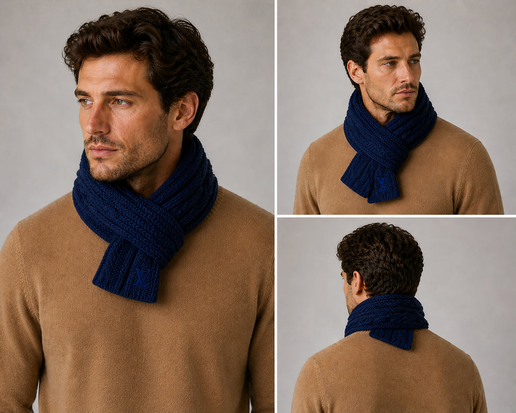 Louis Vitton Men's Mini Cable Scarf (multiple colors)